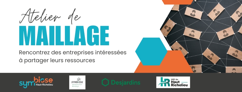 Atelier de maillage Symbiose Haut-Richelieu échange de ressources pour entreprises