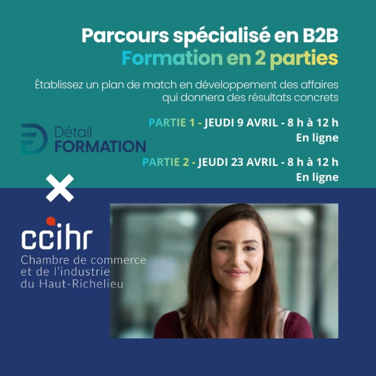 formation en ligne parcours spécialisé en b2b