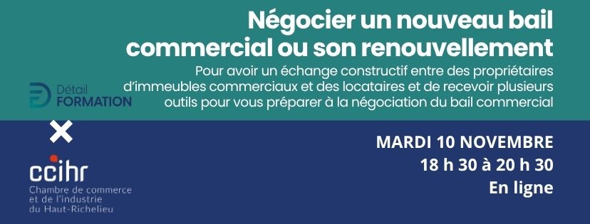 Formation pour propriétaire et locataire : comment négocier un bail commercial ou un renouvellement de bail commercial